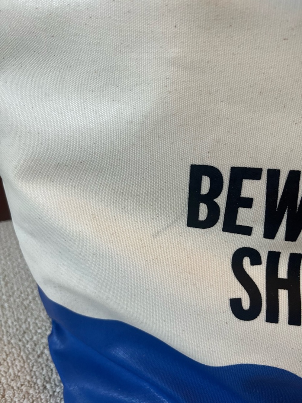 Kate Spade ‘Beware of Sharks’ Beach Tote - Picture 2 of 6